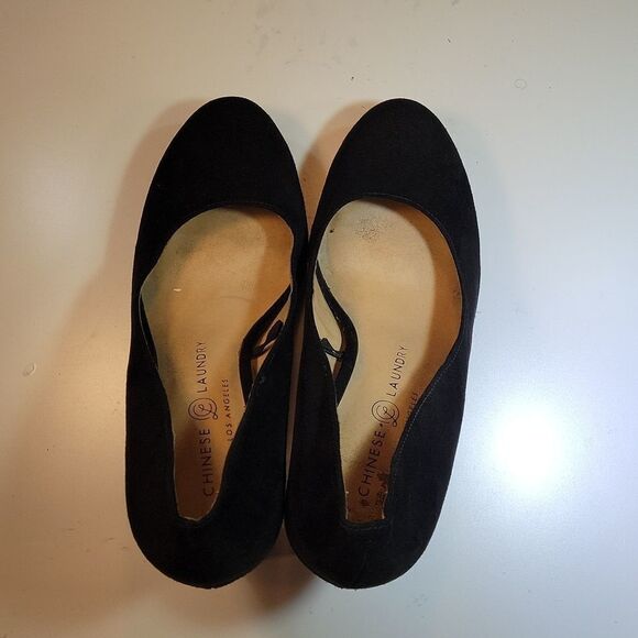 CHINESE LAUNDRY ROUND TOE SUEDE HIGH HEEL PUMP SHOES - Picture 8 of 15